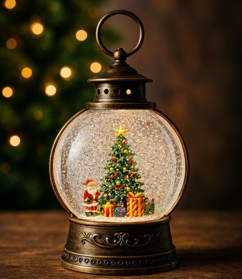Işıklı Noel Kar Küresi