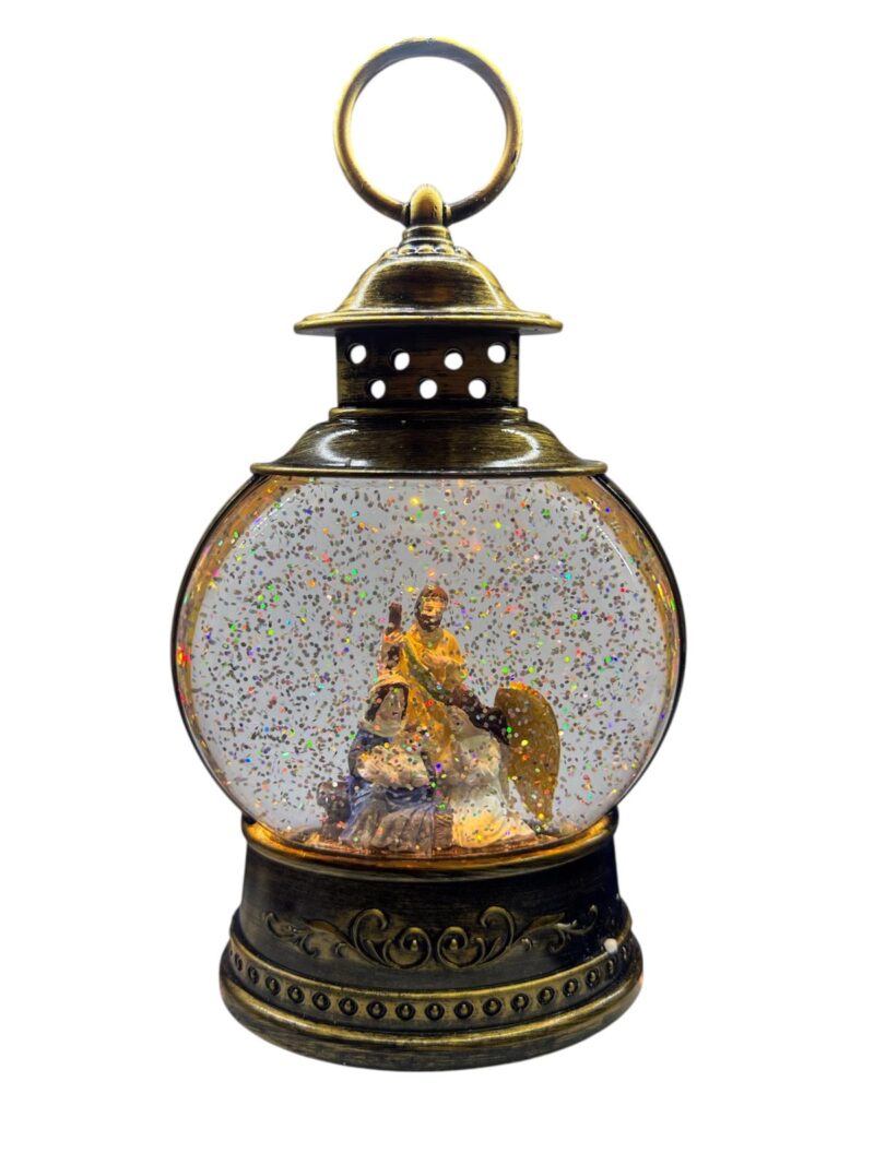 Işıklı Yılbaşı Kar Küresi Angels Temalı