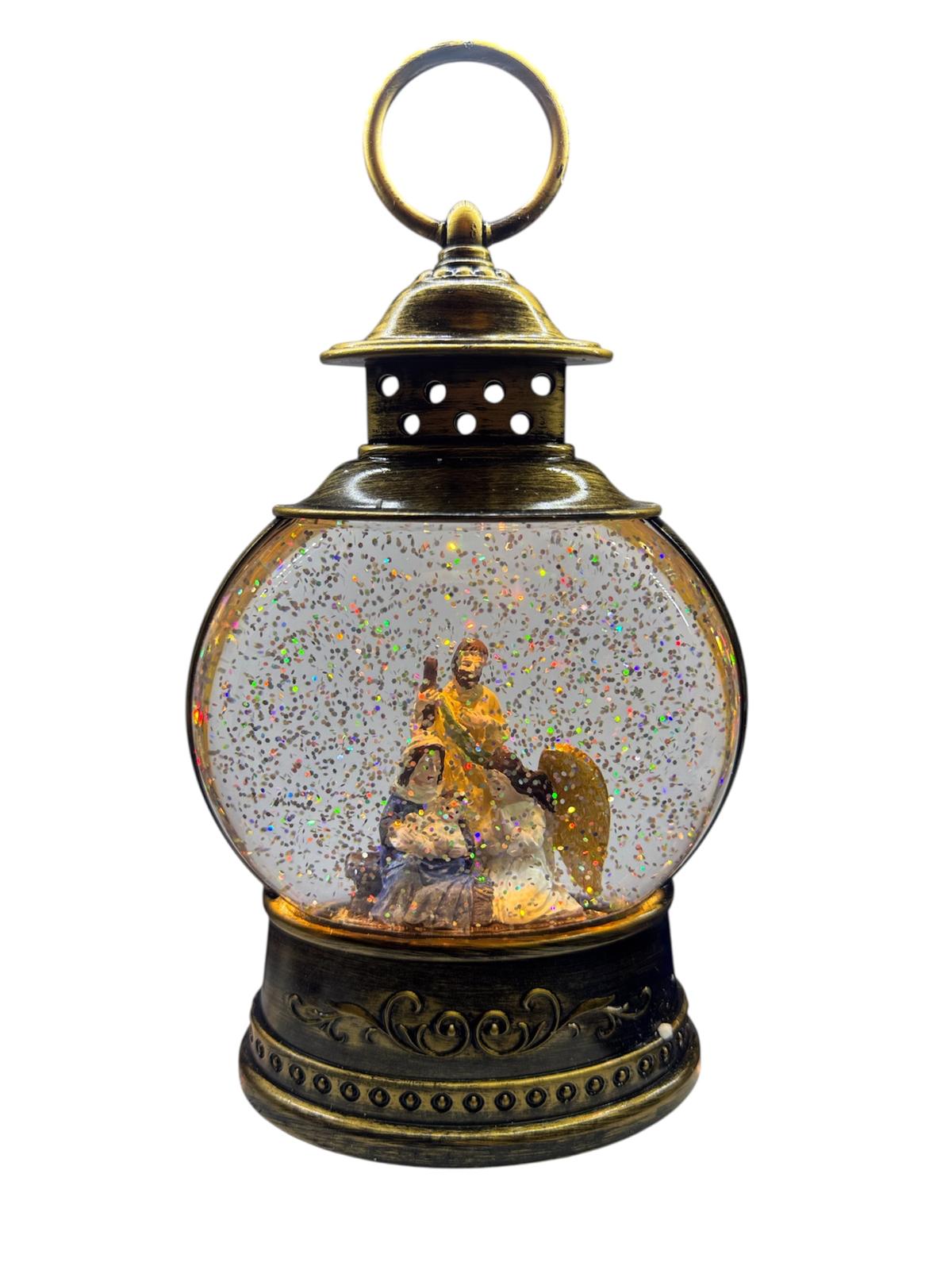 Işıklı Yılbaşı Kar Küresi Angels Temalı